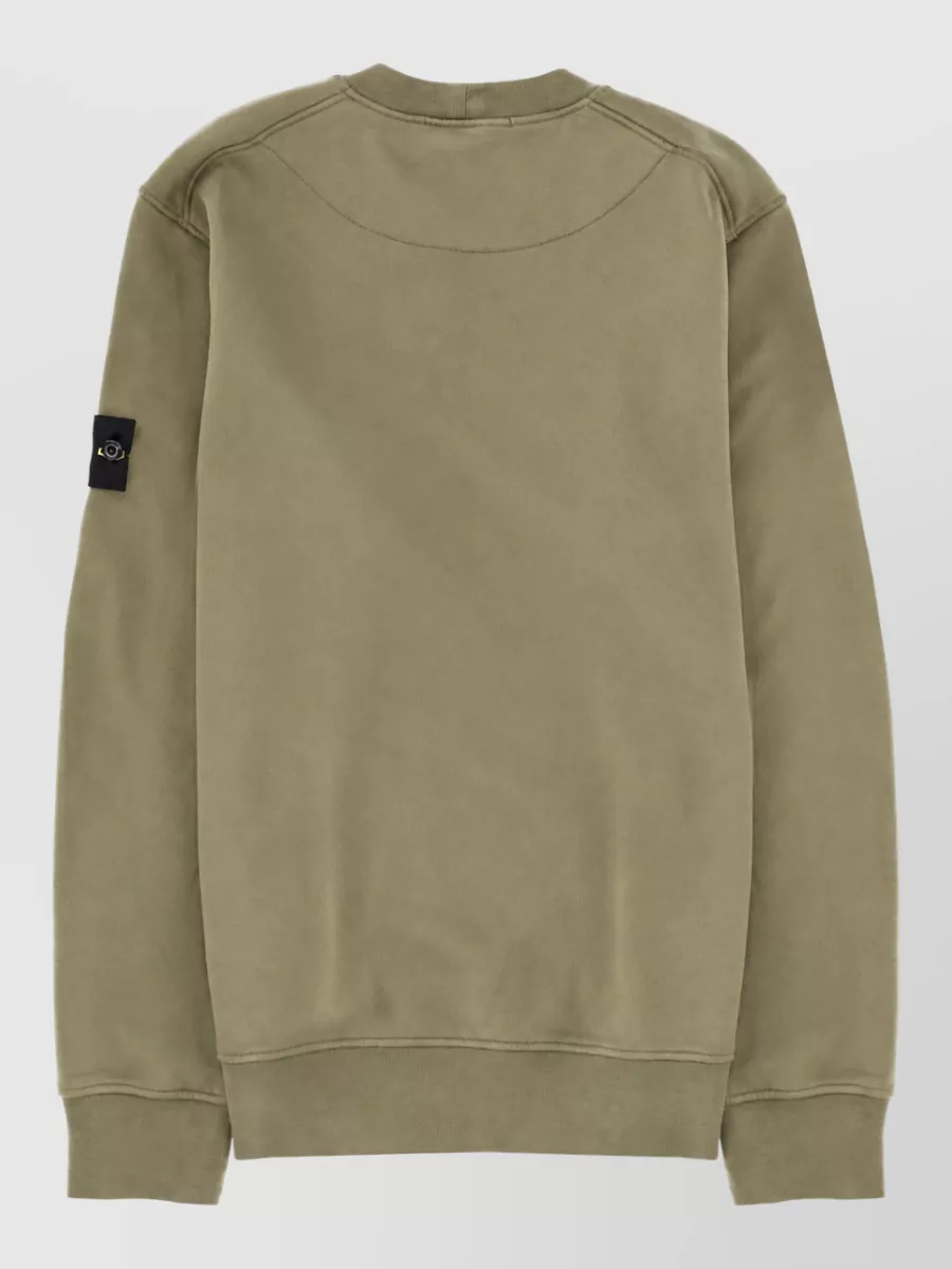 Stone Island Cotton Regular-Fit Crew-Neck Sweatshirt