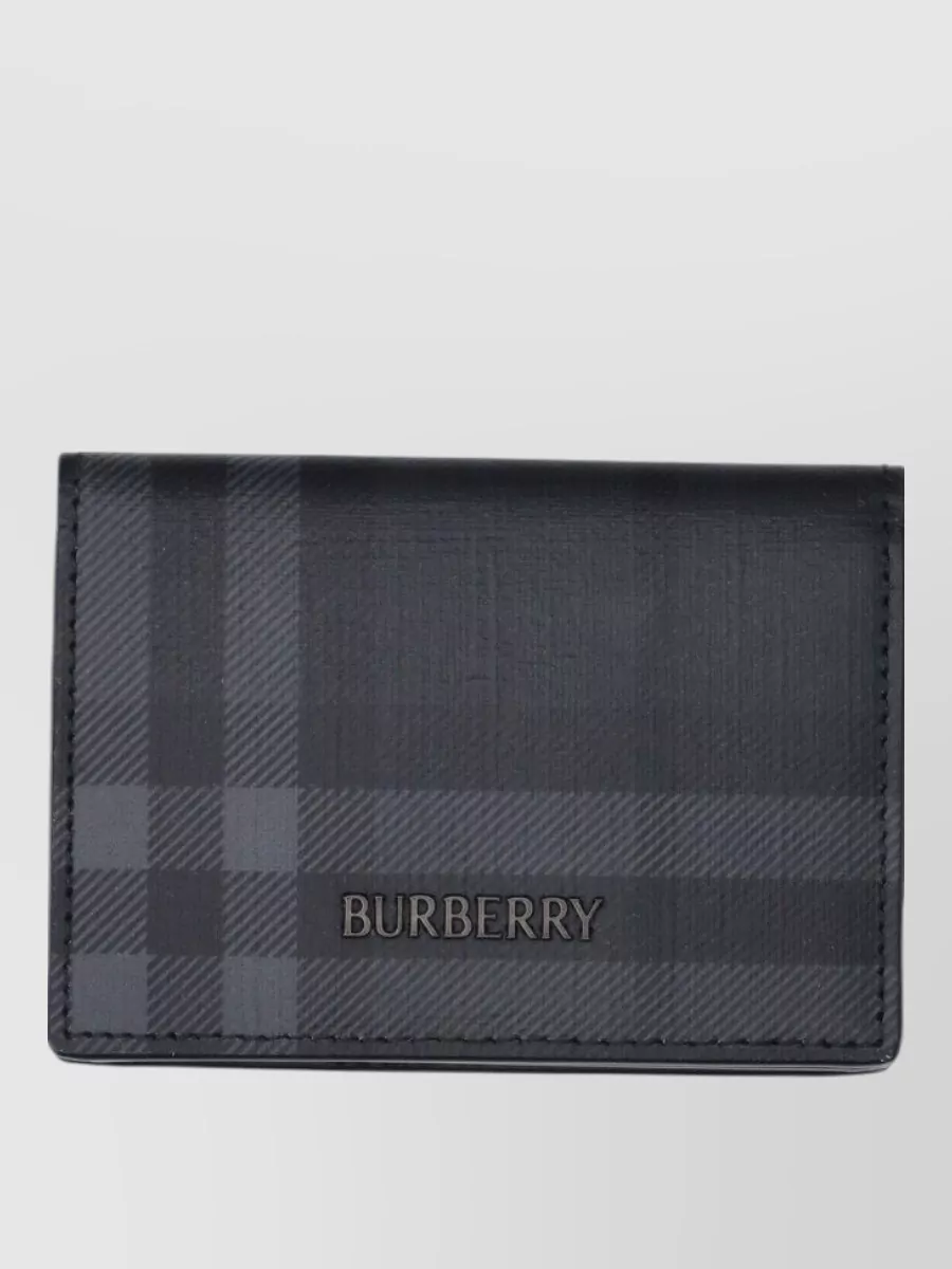 Burberry printed canvas card holder