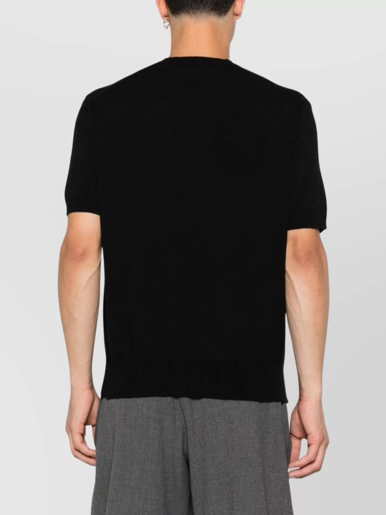 Vivienne Westwood Ribbed Crewneck Short Sleeves Sweater