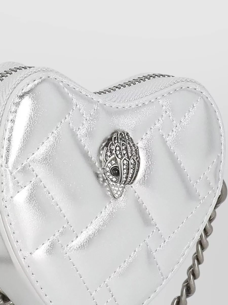 Kurt Geiger Shoulder Bag Heart Chain Strap Detail