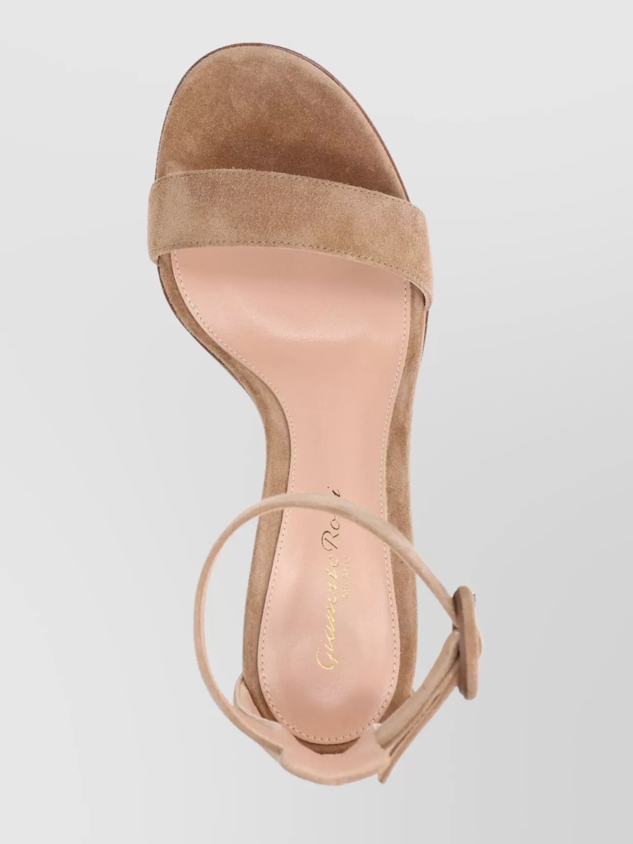 Gianvito Rossi Block Heel Buckle Detail Open Toe Sandals
