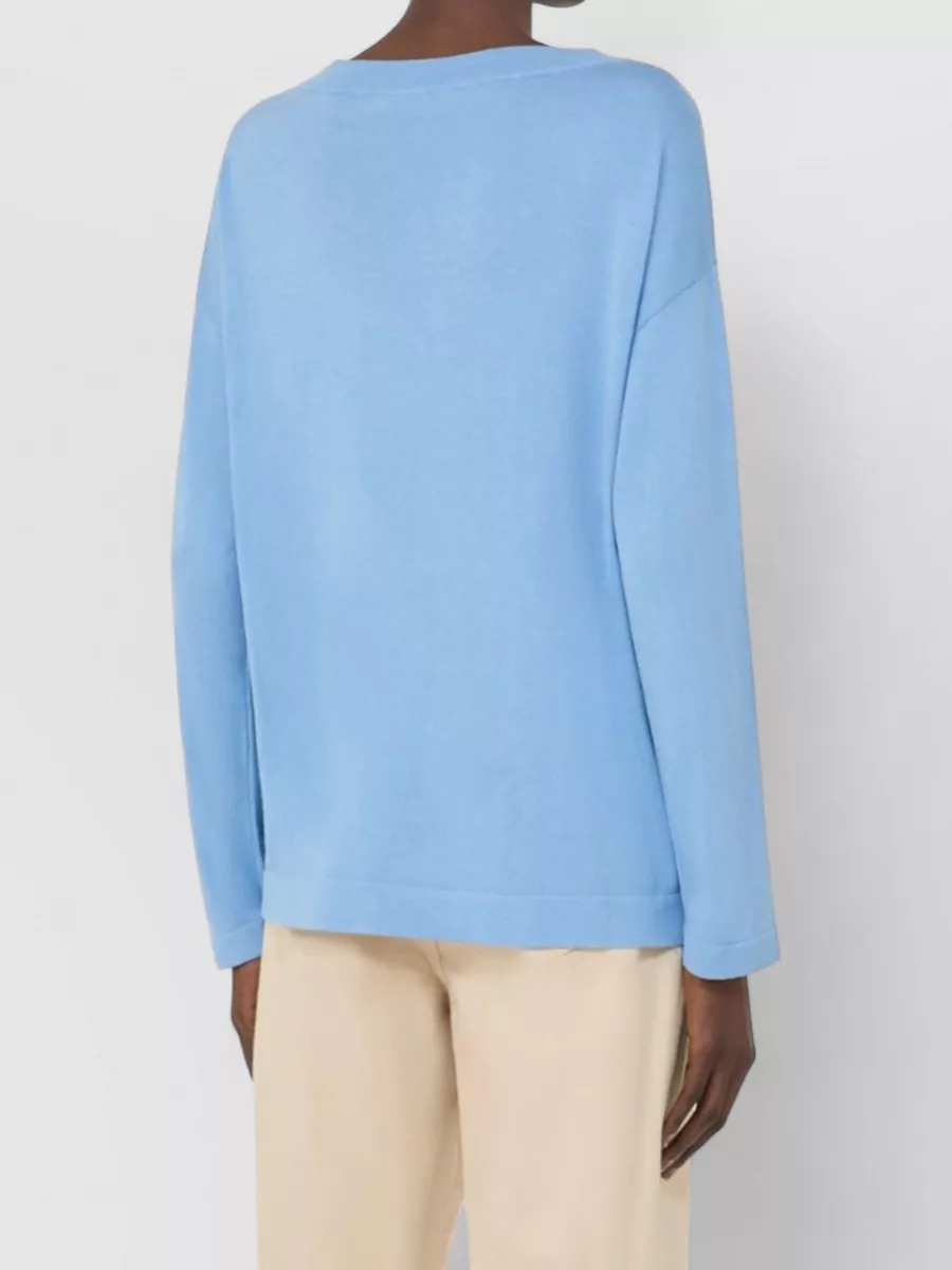 Weekend Max Mara Long Sleeve Relaxed Knitwear Round Neck
