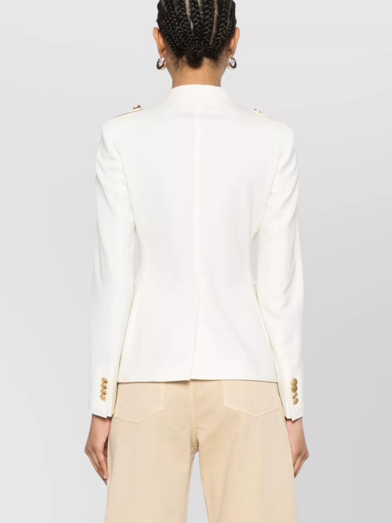 Tagliatore Double-Breasted Wool Jacket Rear Vent