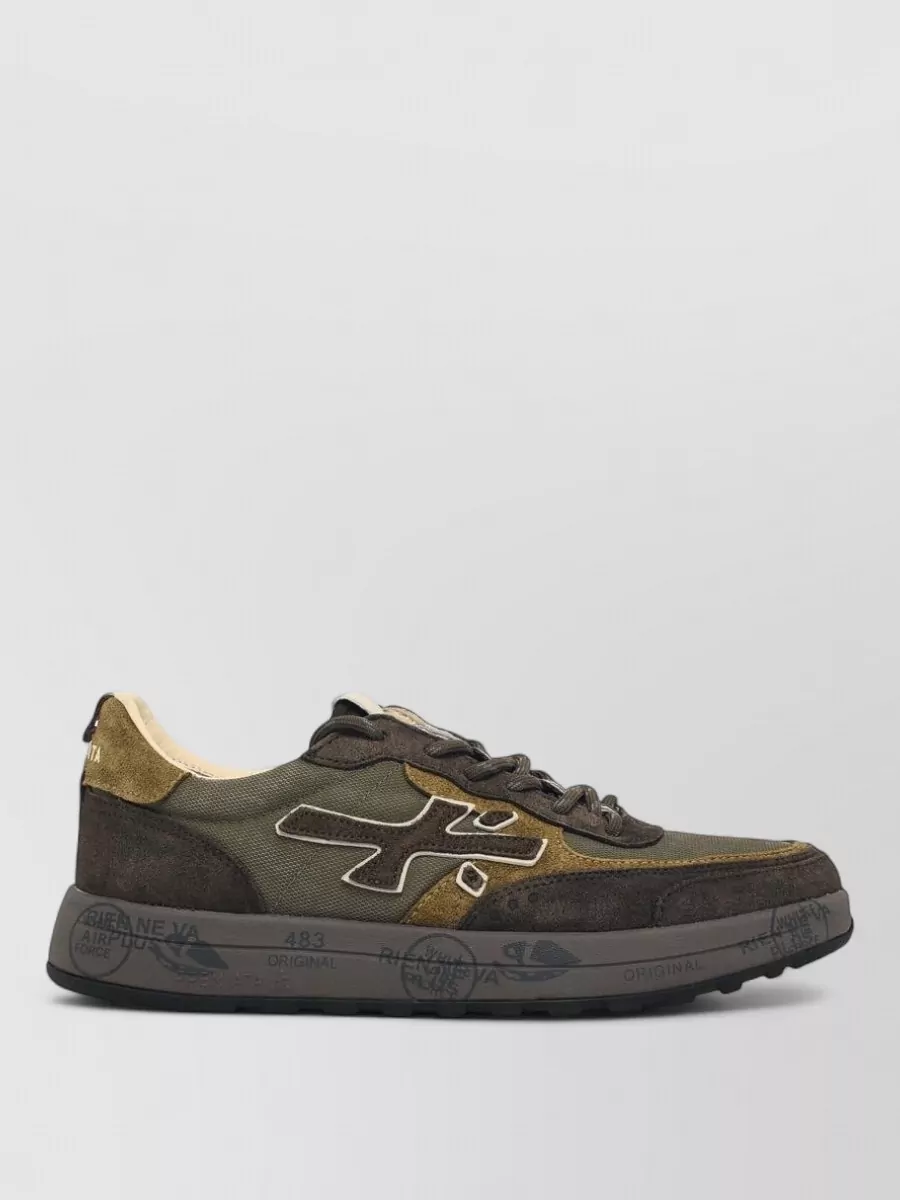 Premiata Leather Low-Top Sneakers