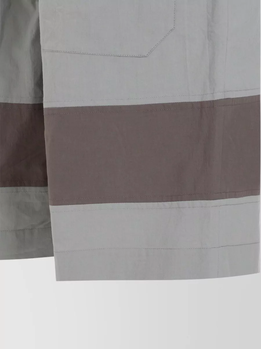 Craig Green Striped Cotton Bermuda Shorts