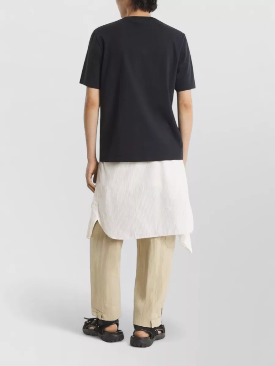 Maison Kitsuné Logo Organic Cotton T-Shirt