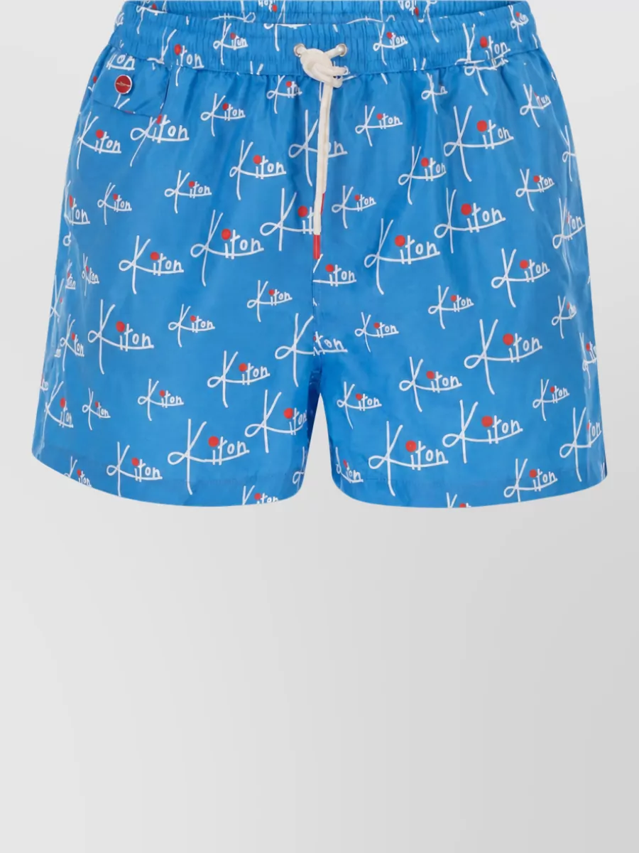 Kiton Patterned Swim Shorts