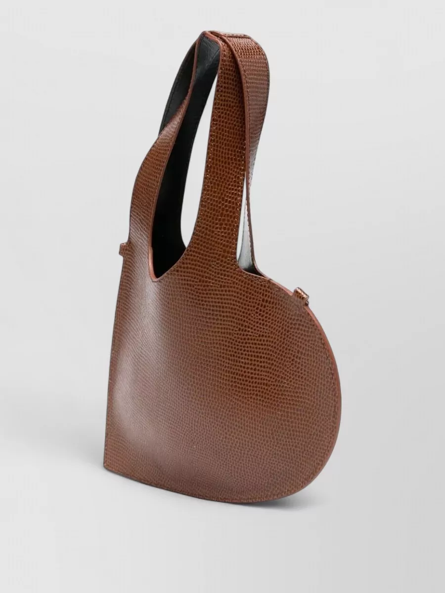 Coperni Heart Mini Lizard Leather Tote Bag