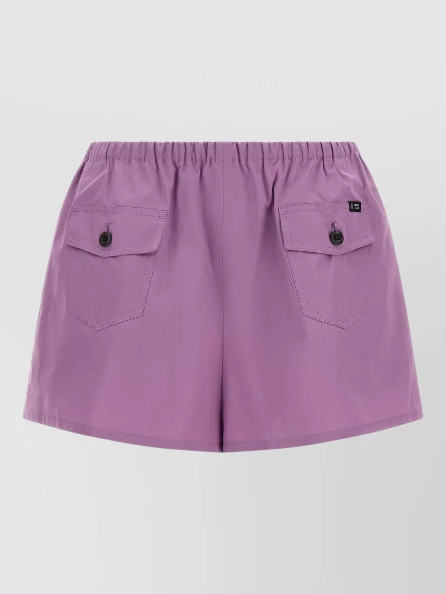 Prada Cotton Poplin Shorts