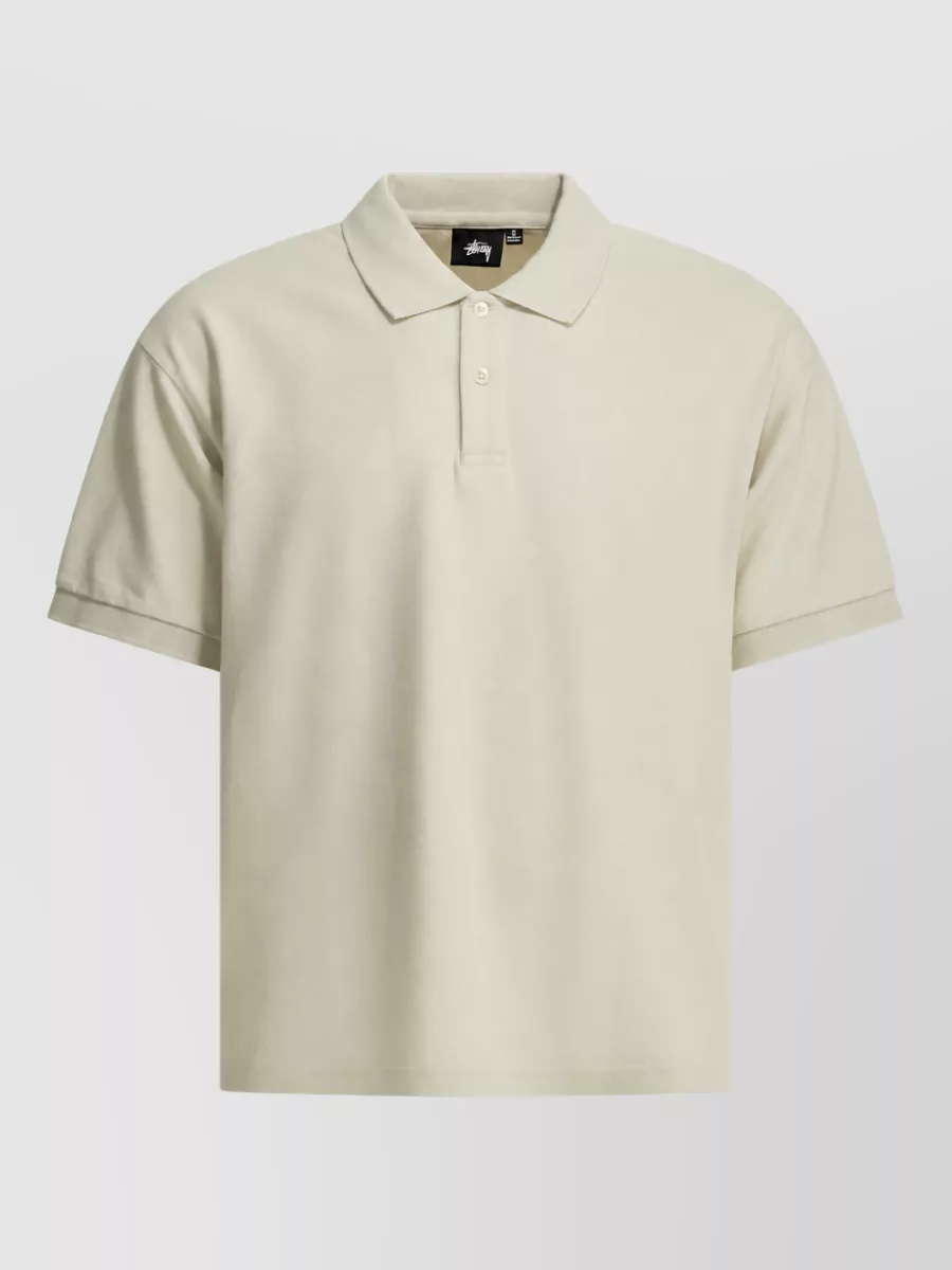 Stüssy cotton polo shirt