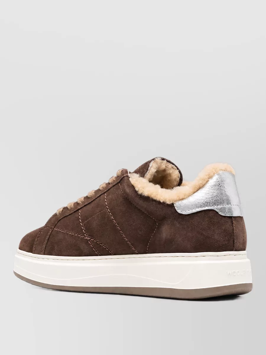 Woolrich Leather Low-Top Sneakers