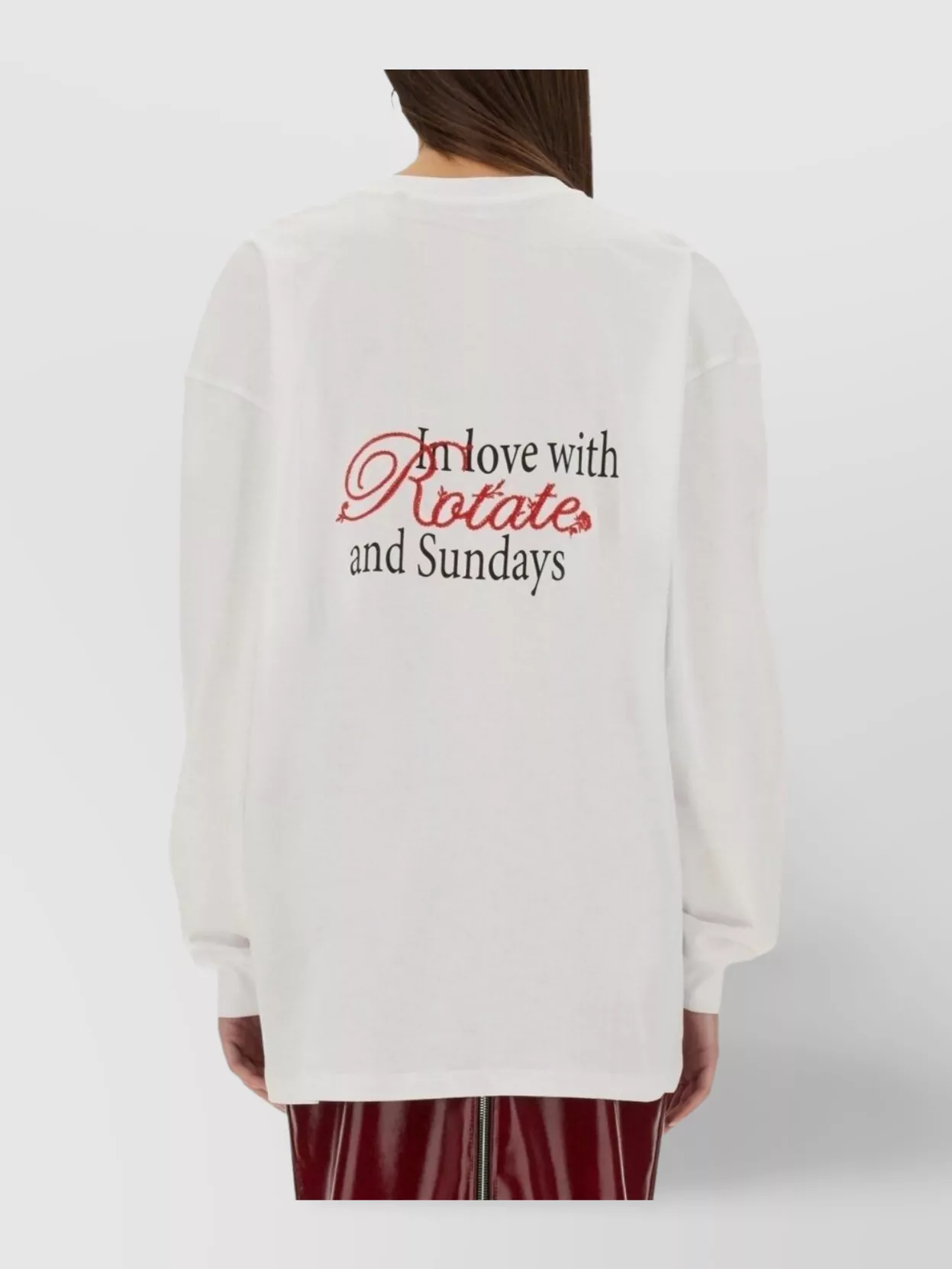 Rotate Birger Christensen Rotate Long Sleeve Graphic T