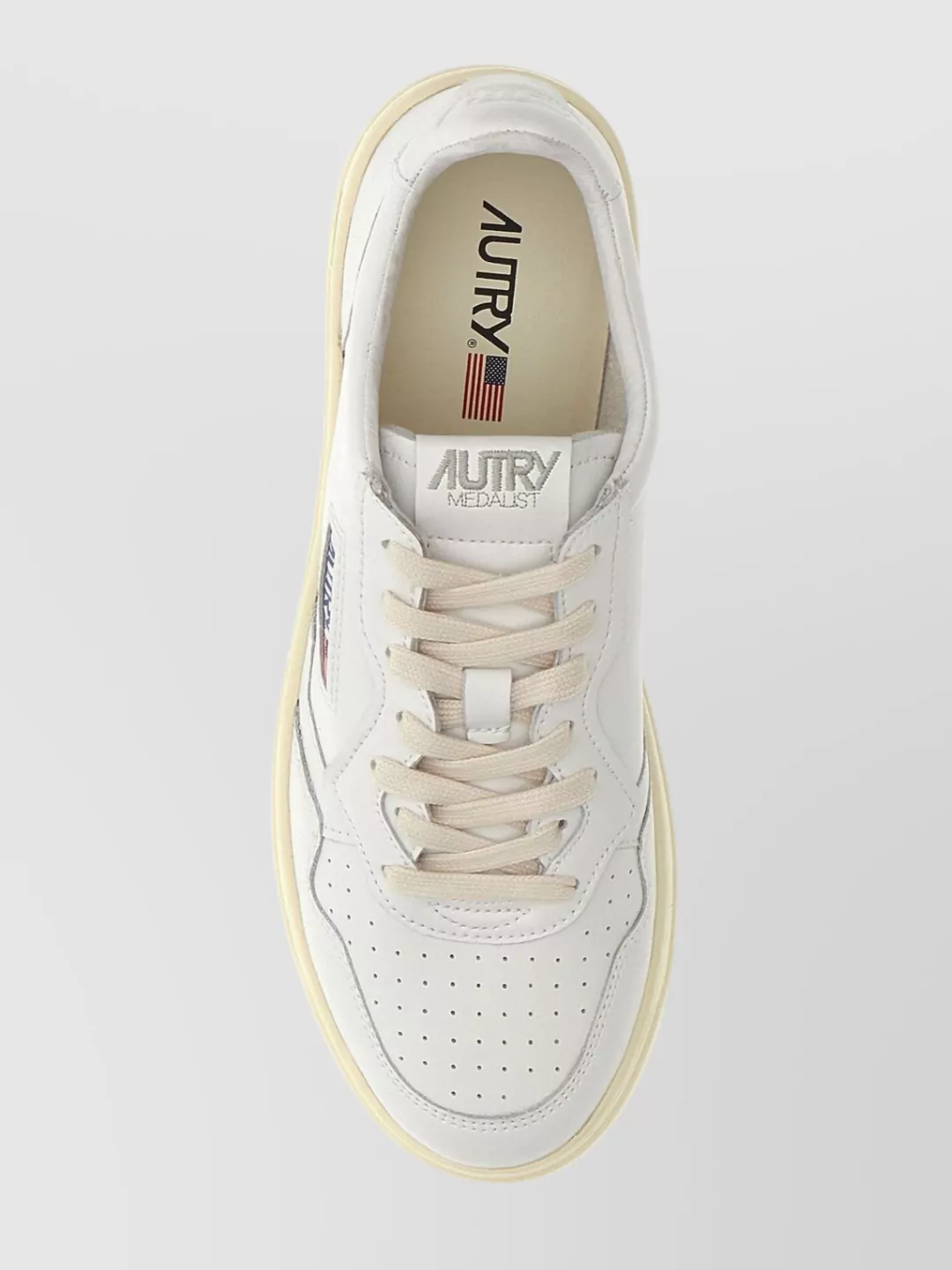 Autry Low-top Sneakers With Smooth Leather Upper And Perforated Detailing