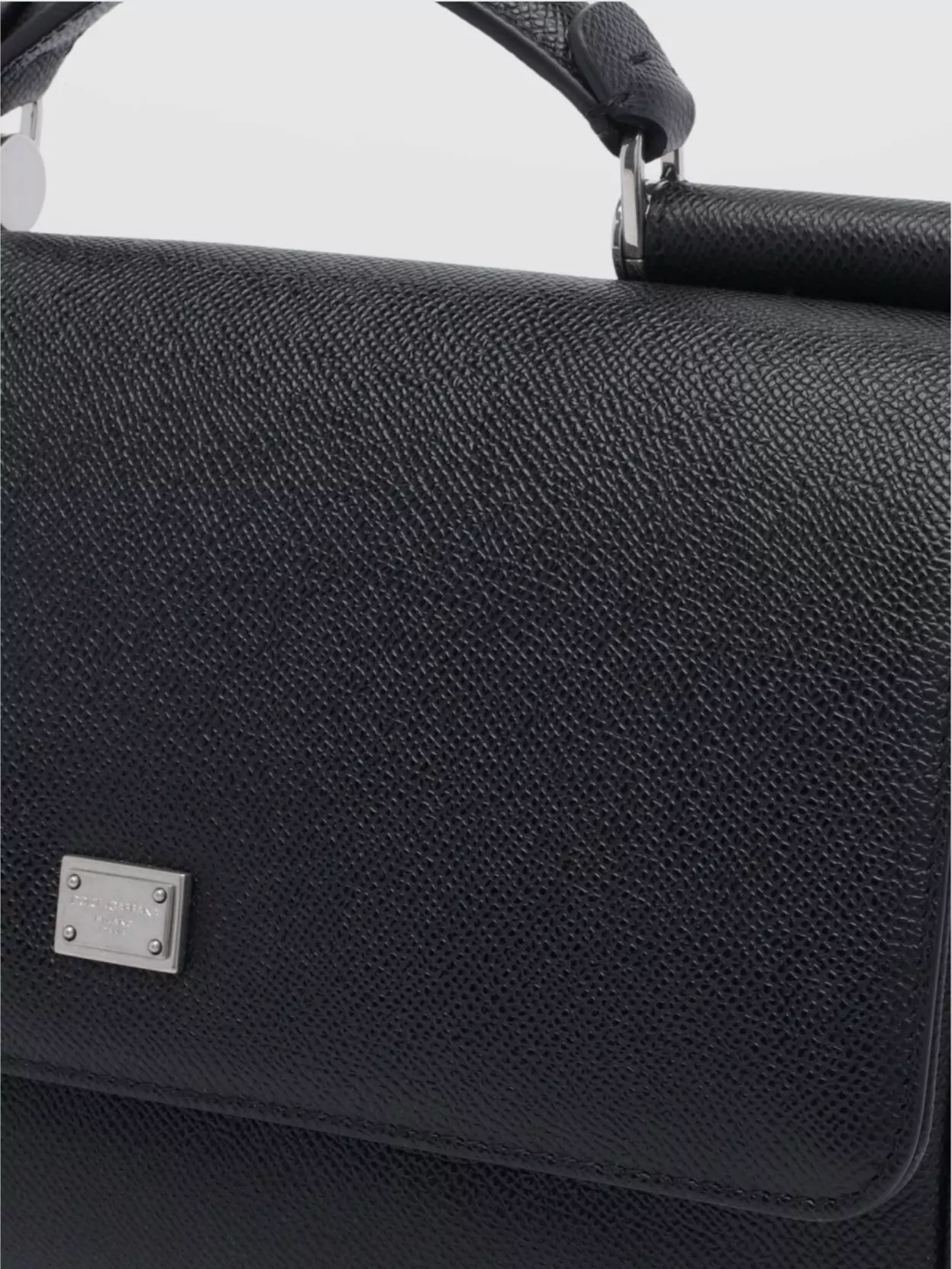 Dolce&Gabbana Shoulder Bag Textured Adjustable Strap