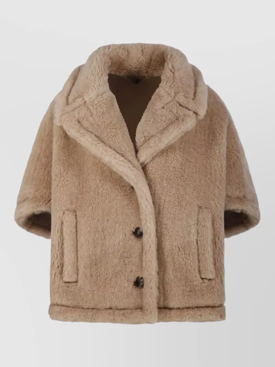 Max Mara cashmere faux fur coat