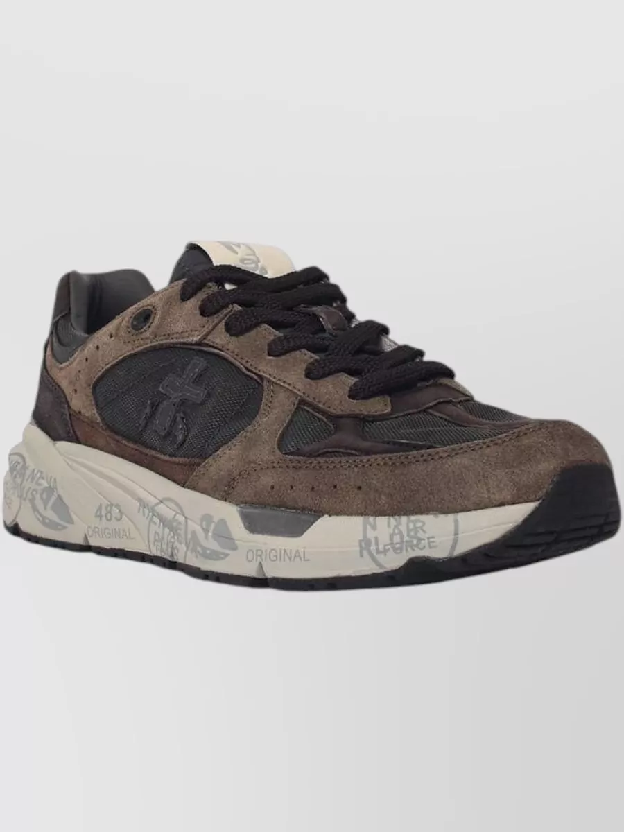 Premiata Suede Low-Top Sneakers