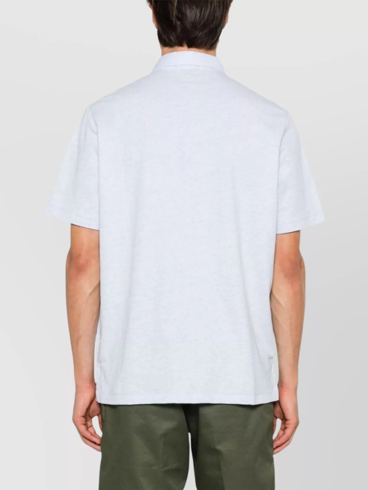 Ralph Lauren Logo Cotton-Linen Blend Polo Shirt