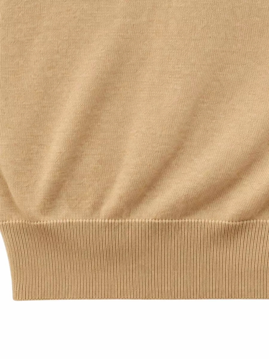 Malo Cashmere Ribbed V-Neck Sweater
