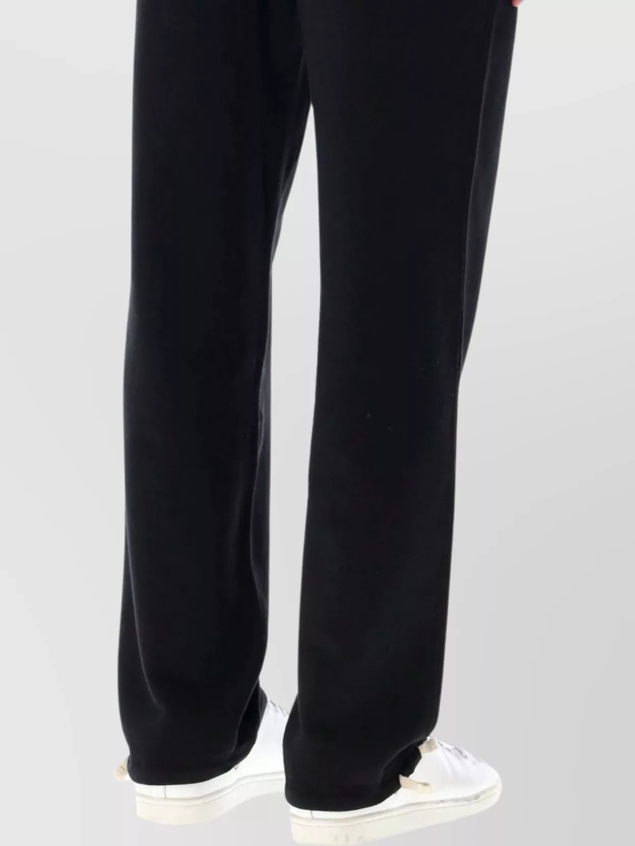 Polo Ralph Lauren Relaxed Fit Trousers With Drawstring Waist And Tapered Leg In Black