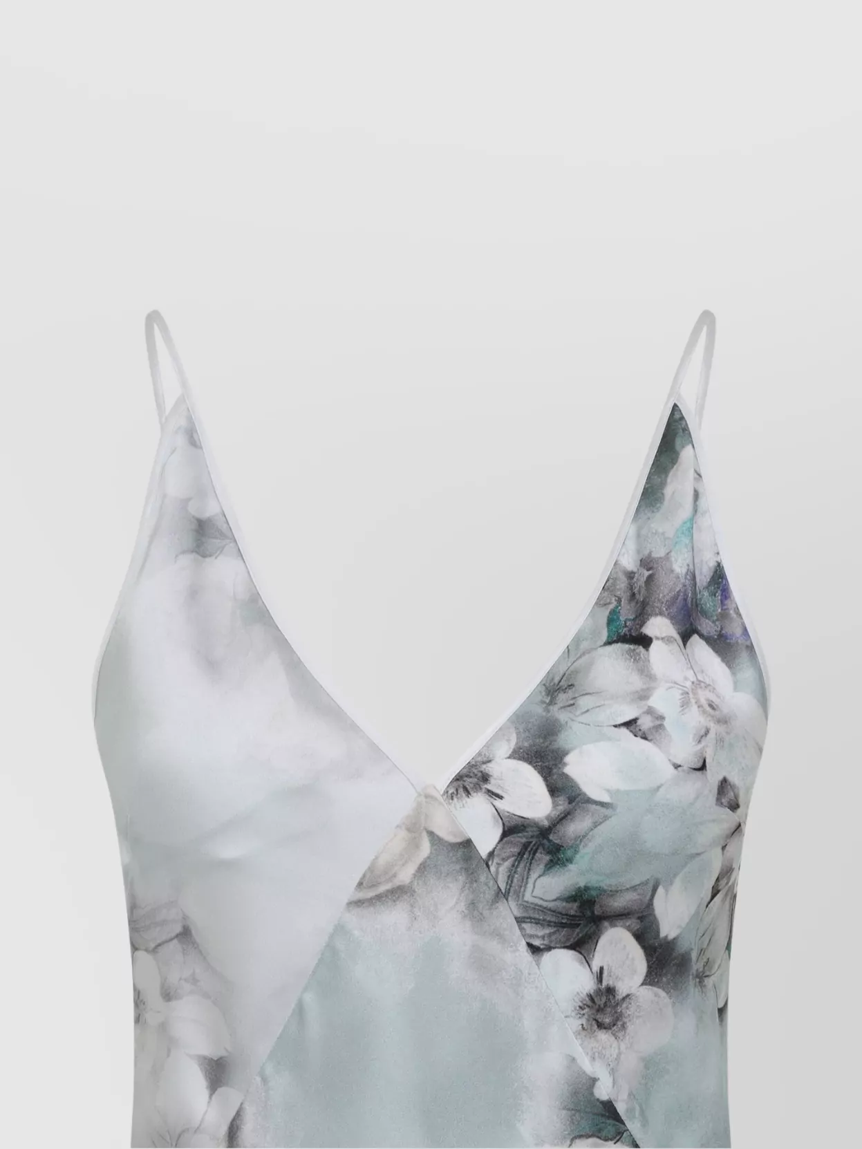 Alberta Ferretti Floral Print Maxi Evening Dress