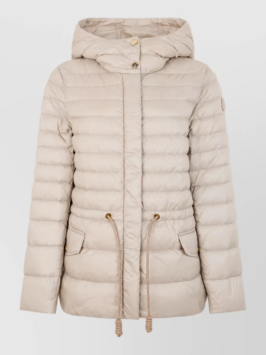 Moncler Quilted hooded parka coat