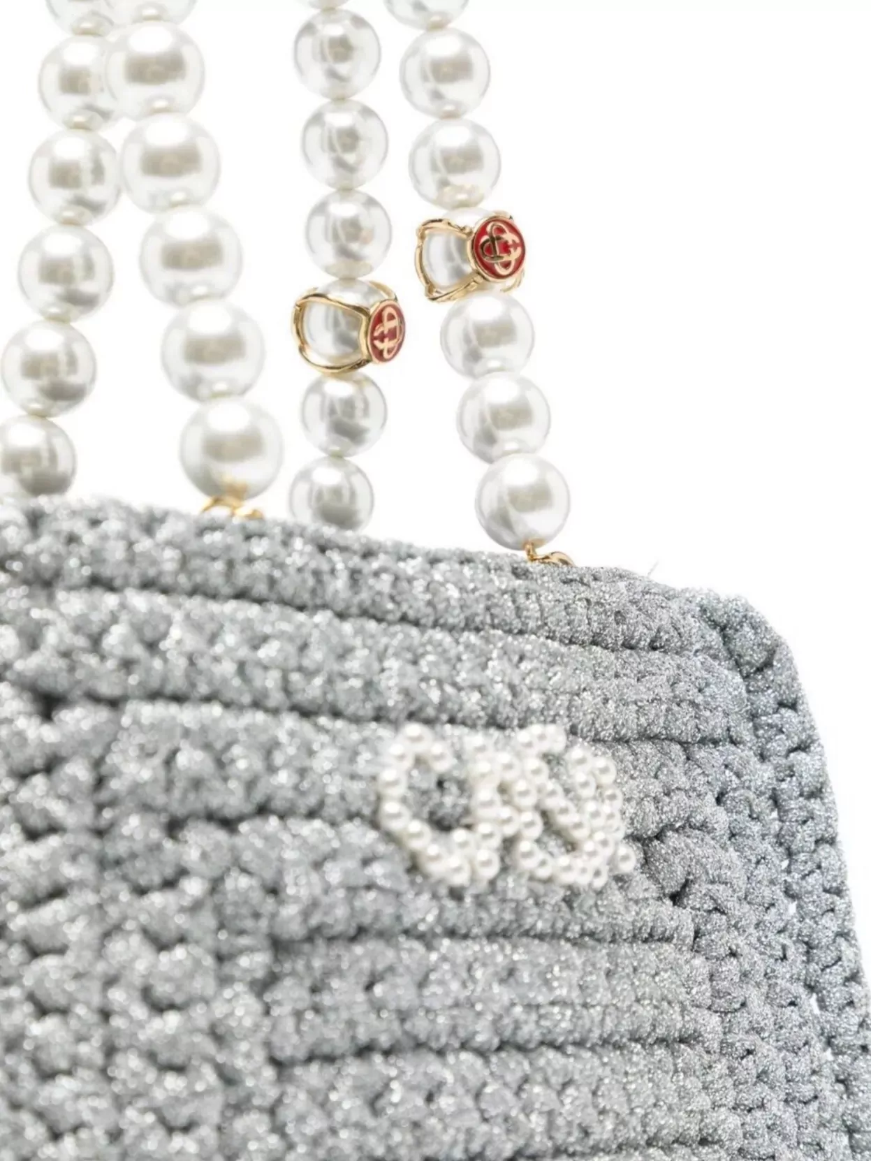 Casablanca Mini Crochet Shoulder Bag