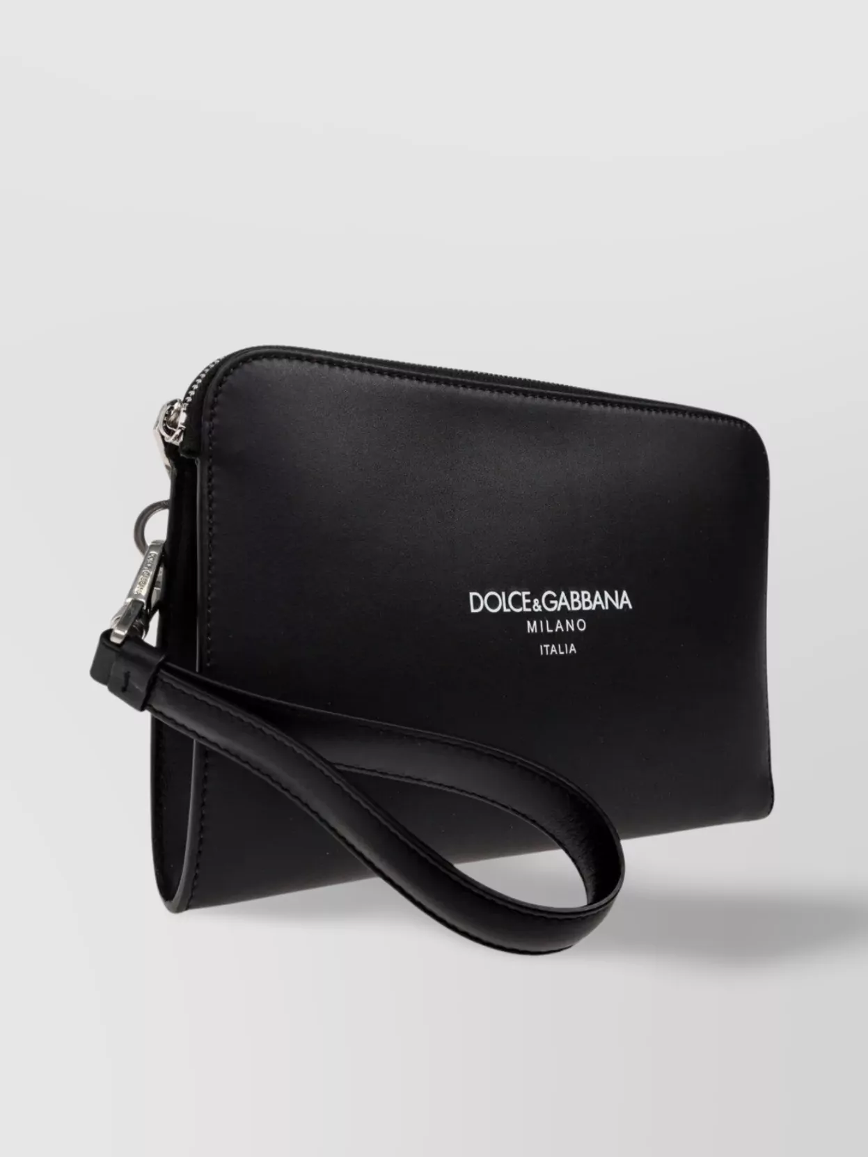 Dolce&Gabbana Clutch Leather Wrist Strap