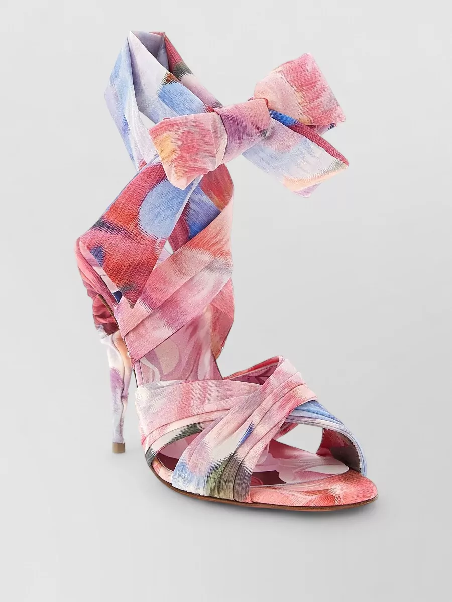 Christian Louboutin Floral-Print Sandals