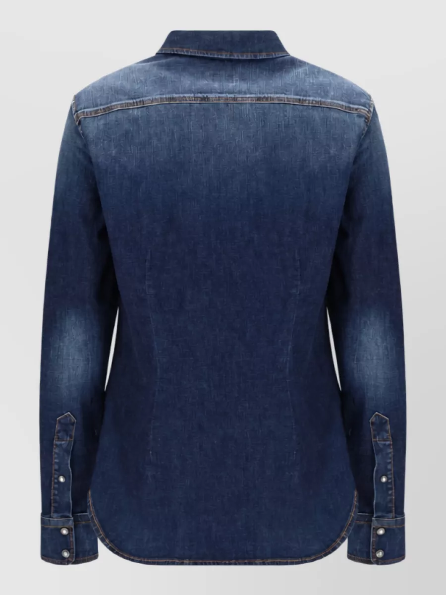 Jacob Cohen Denim Western Long-Sleeve Shirt