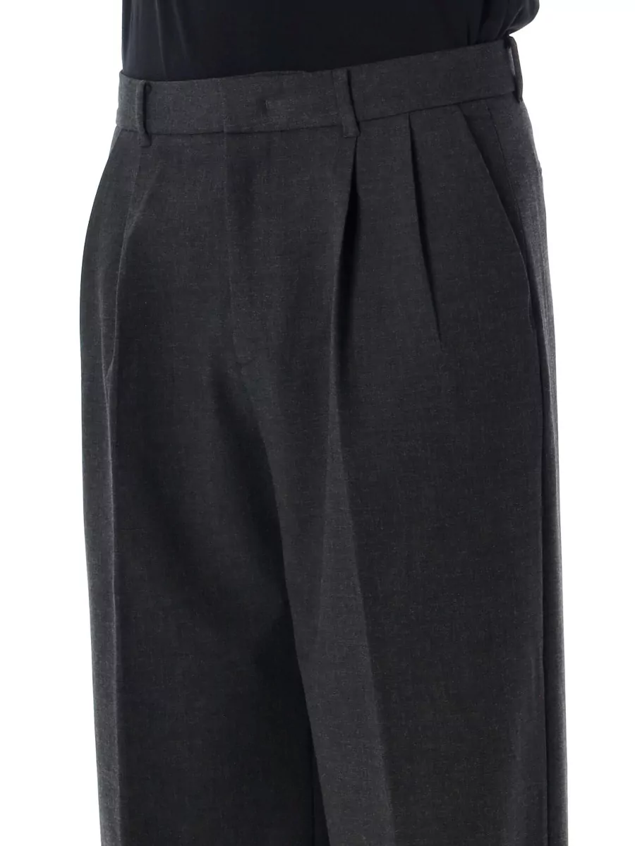 Dunst Double Pleated Suit Trousers