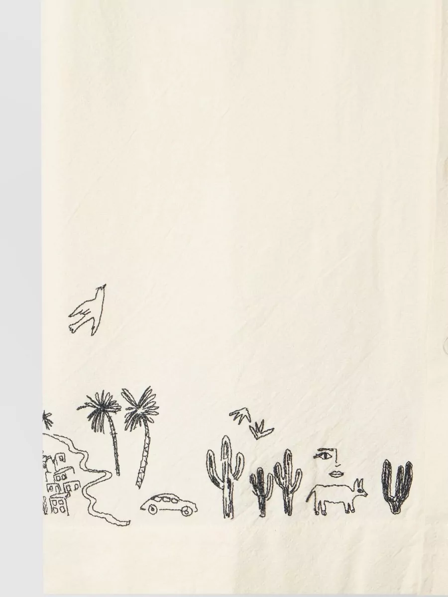 Paul Smith Short-Sleeve Regular-Fit Embroidered Shirt