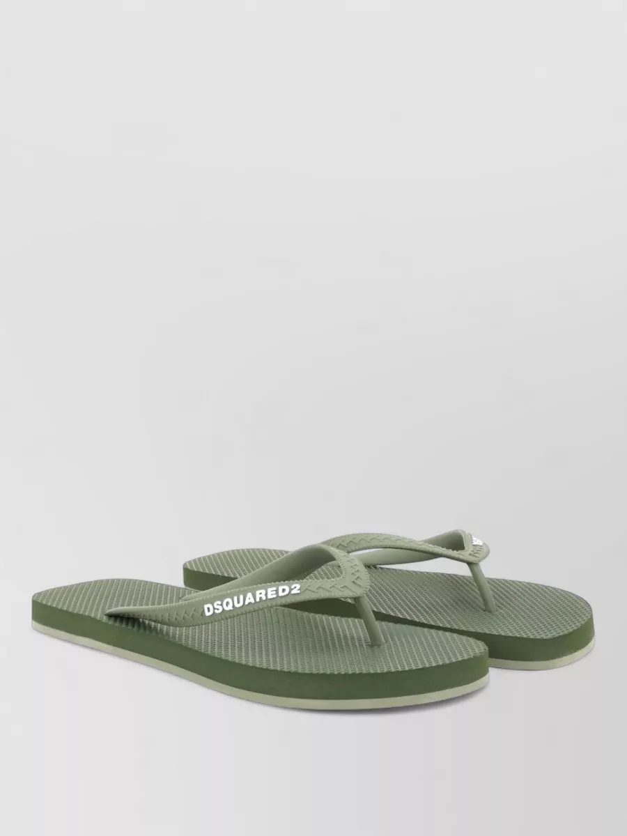 Dsquared2 Logo-Print Flip Flops