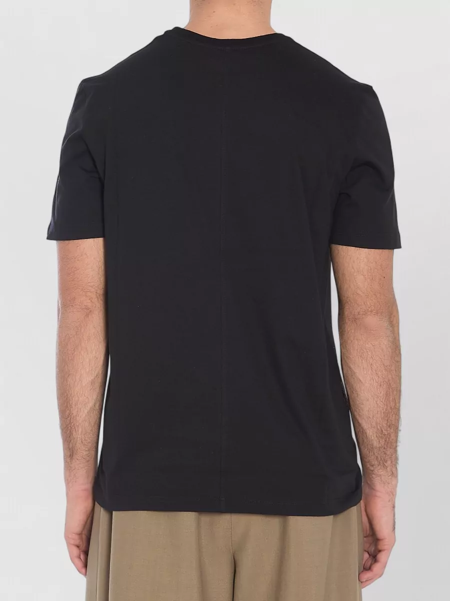 The Row Cotton Ribbed Crew-Neck Short-Sleeve T-Shirt