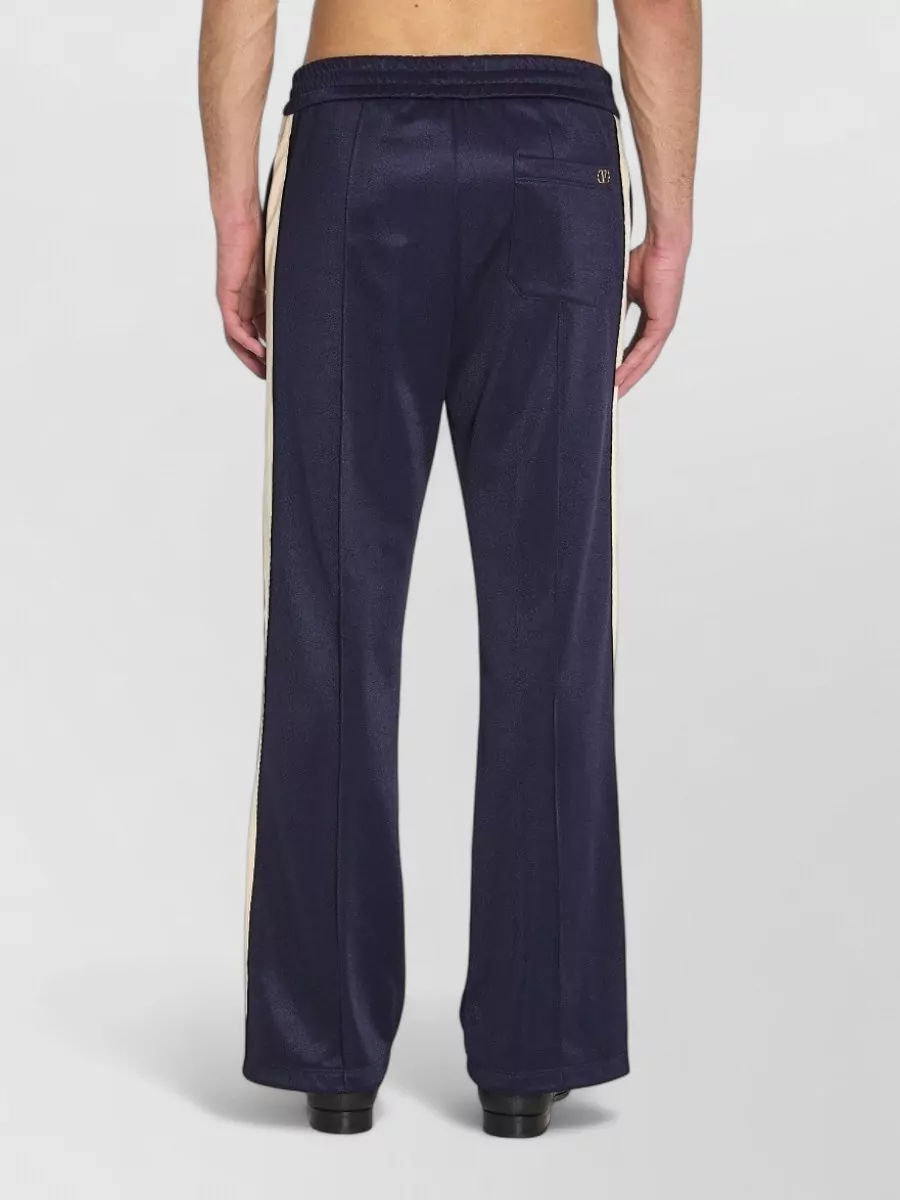 Valentino Garavani Mid-Rise Wide-Leg Track Pants