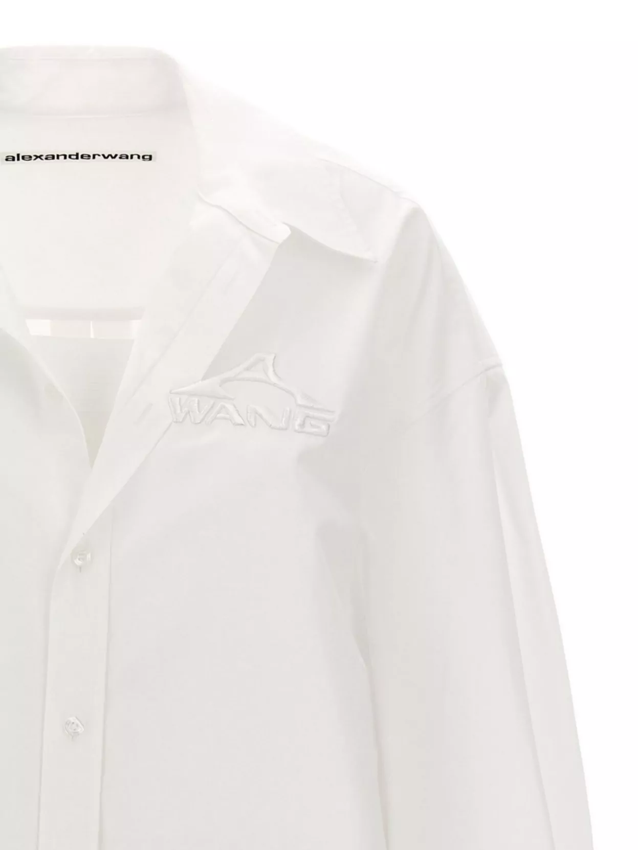 Alexander Wang 'graphic Embroidery' Shirt With Long Sleeves