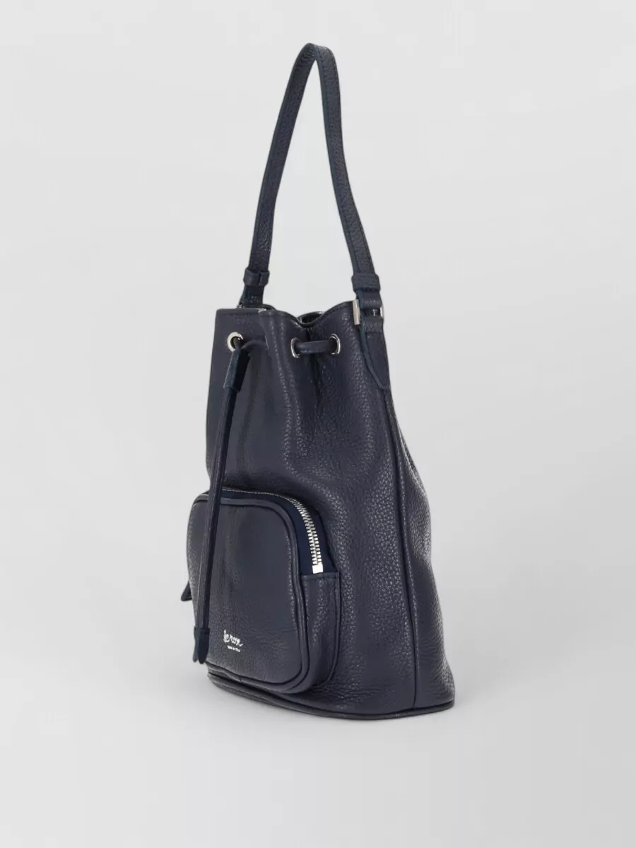 La Rose Rose Bucket Bag Large Textured Strap