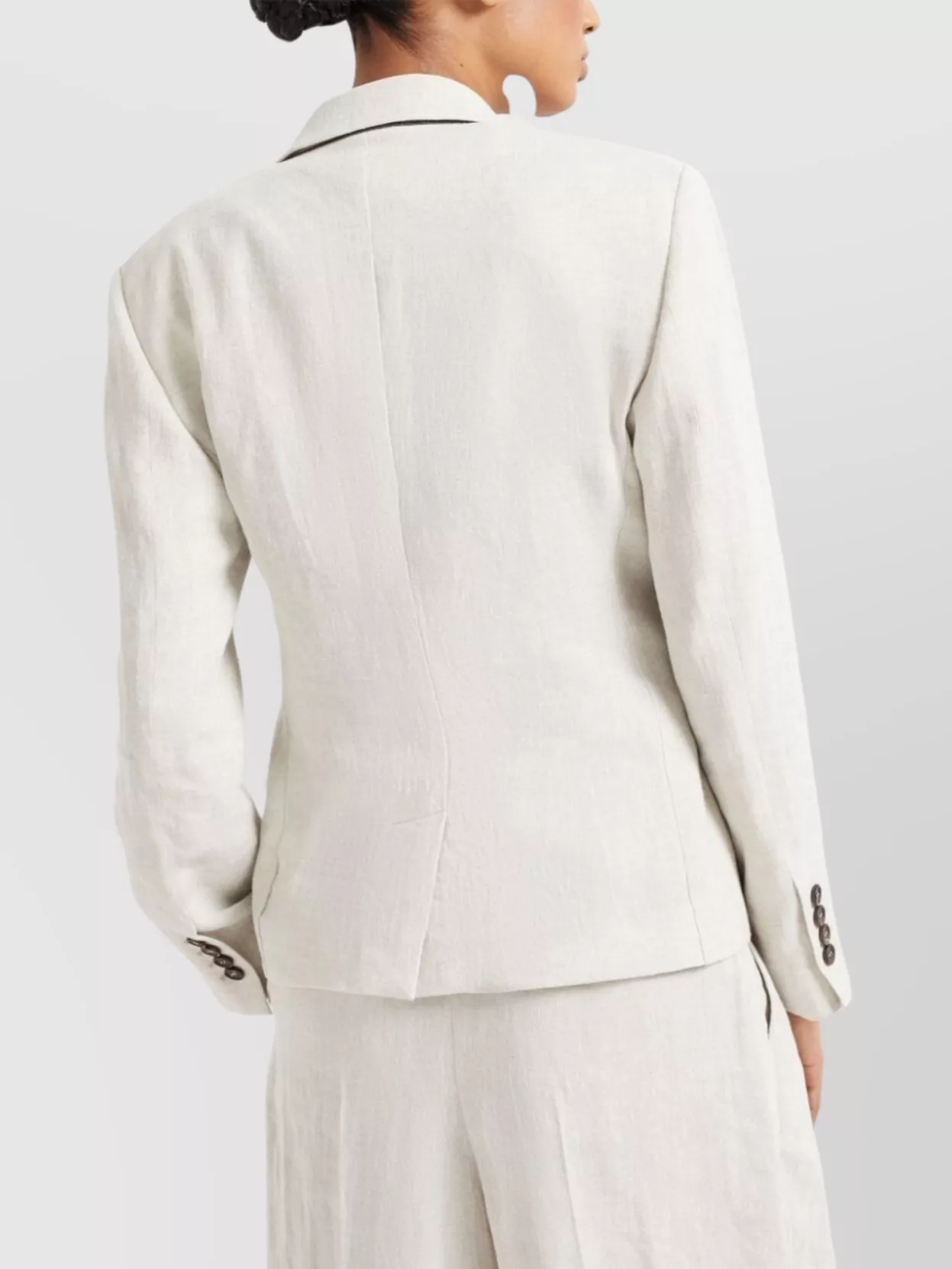 Brunello Cucinelli Embellished Jewellery Blazer Long Sleeves