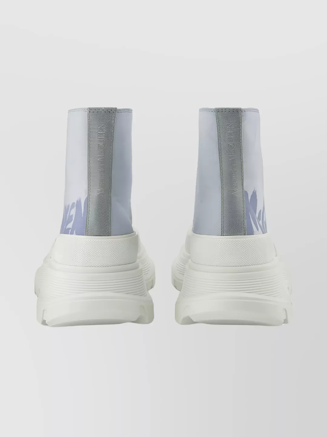 Alexander Mcqueen High-Top Sneakers Smooth Lambskin Rubber Sole