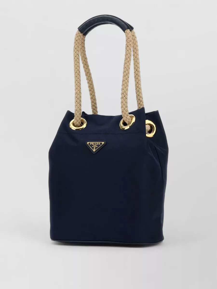 Prada Re Nylon Mariner Bucket Bag Braided Handles