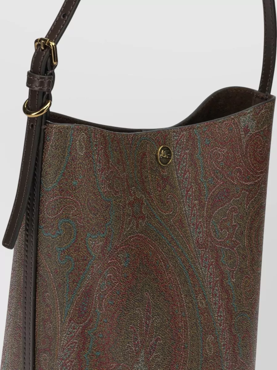 Etro Essential Small Canvas Bucket Bag