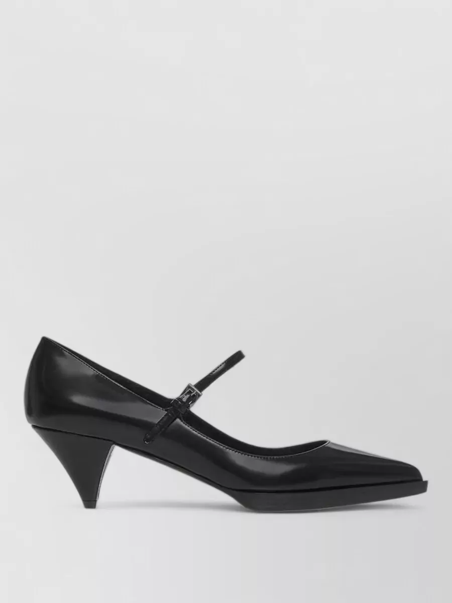 Prada Leather High Heel Pumps