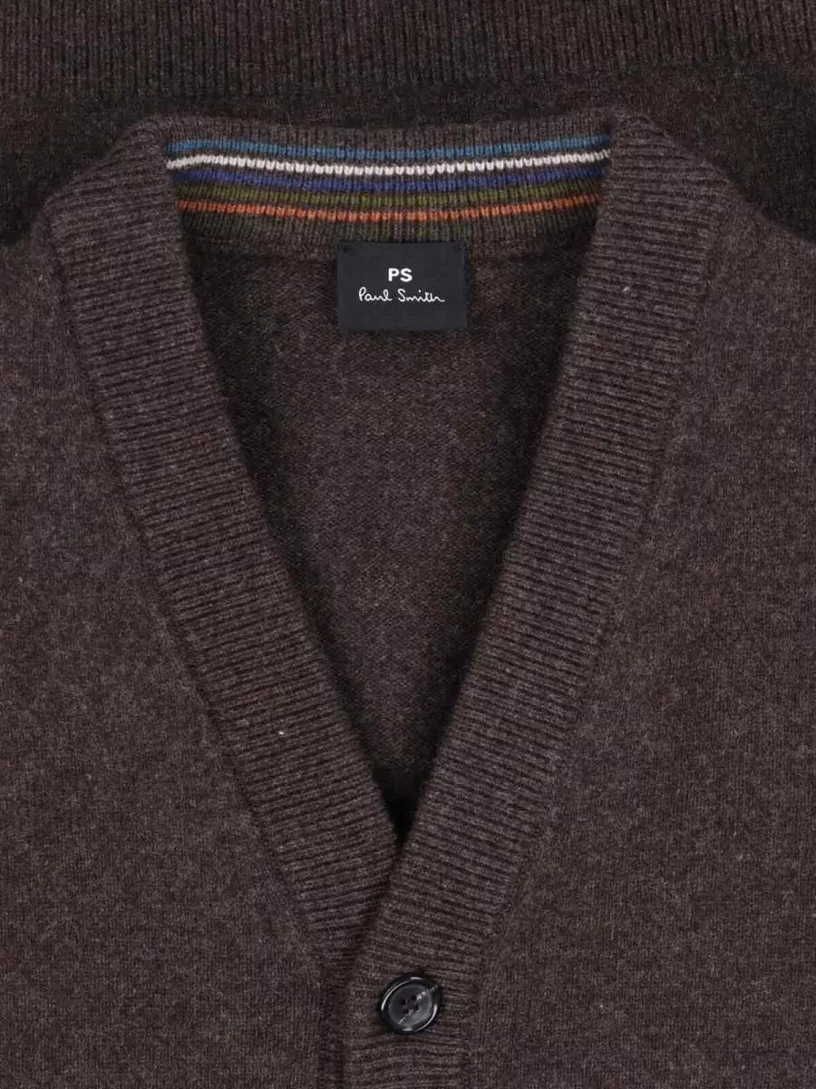 Paul Smith Merino Wool Crewneck Jacket