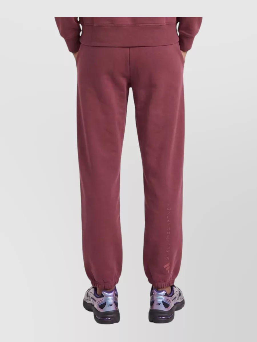 Adidas By Stella Mccartney Logo Organic Cotton Blend Straight-Leg Trousers