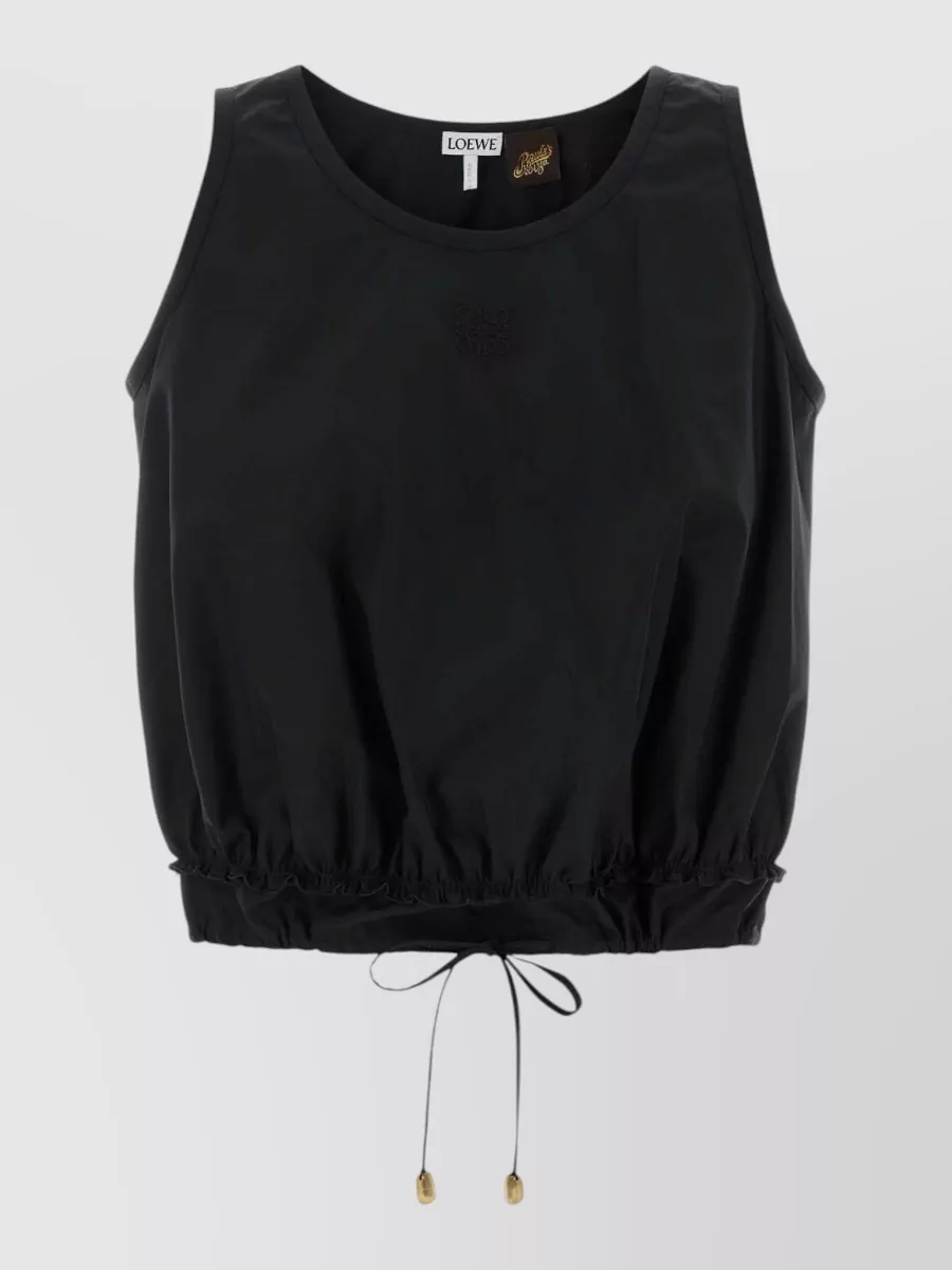 Loewe Paula's Ibiza cotton poplin camisole top