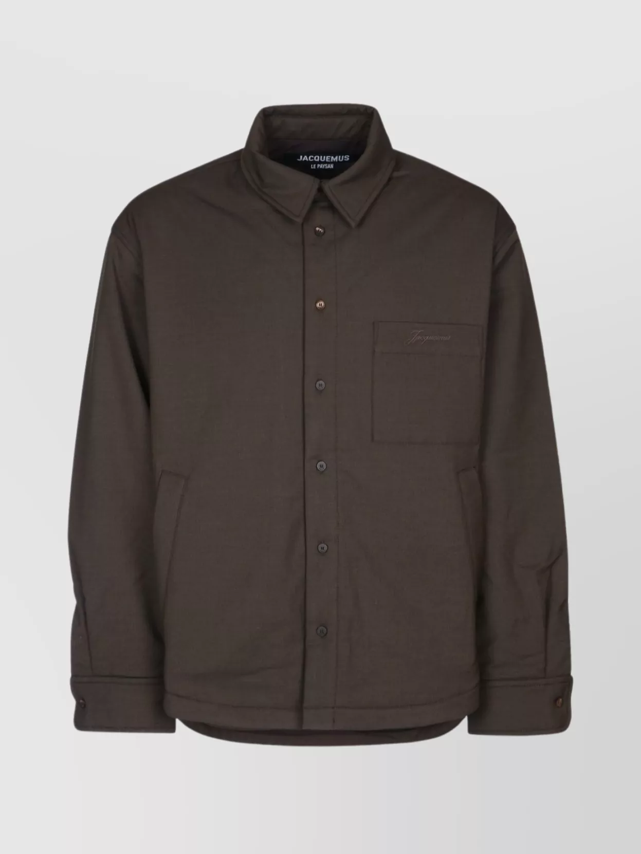 Jacquemus Stylish Jacket With Chest Pocket And Collar In Brown