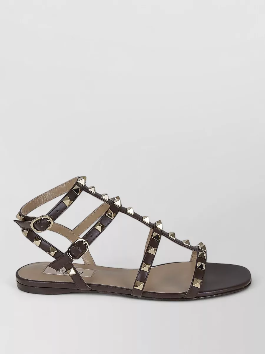 Valentino Garavani Leather Rockstud Sandals