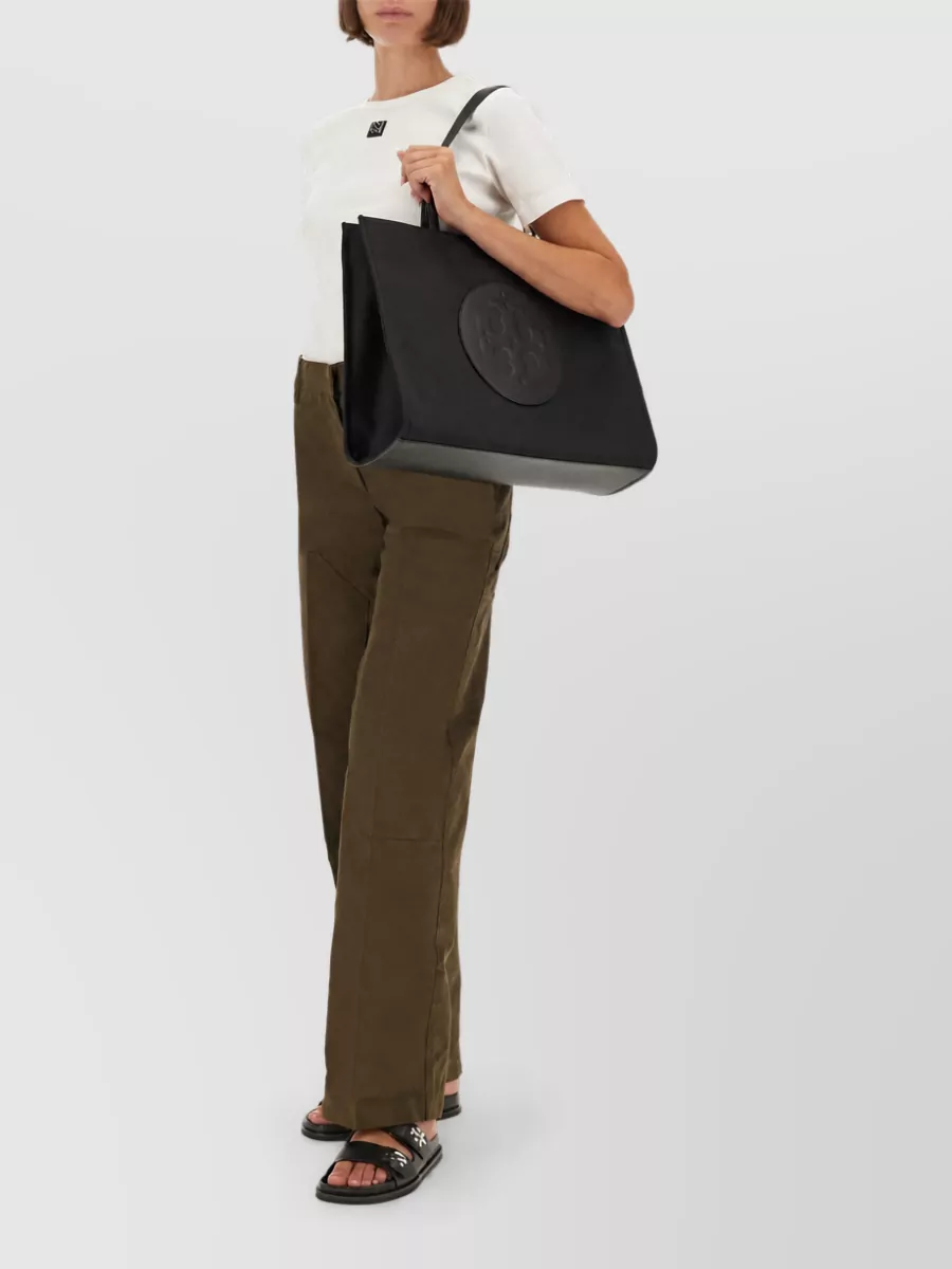Tory Burch Cotton Straight-Leg Cargo Trousers