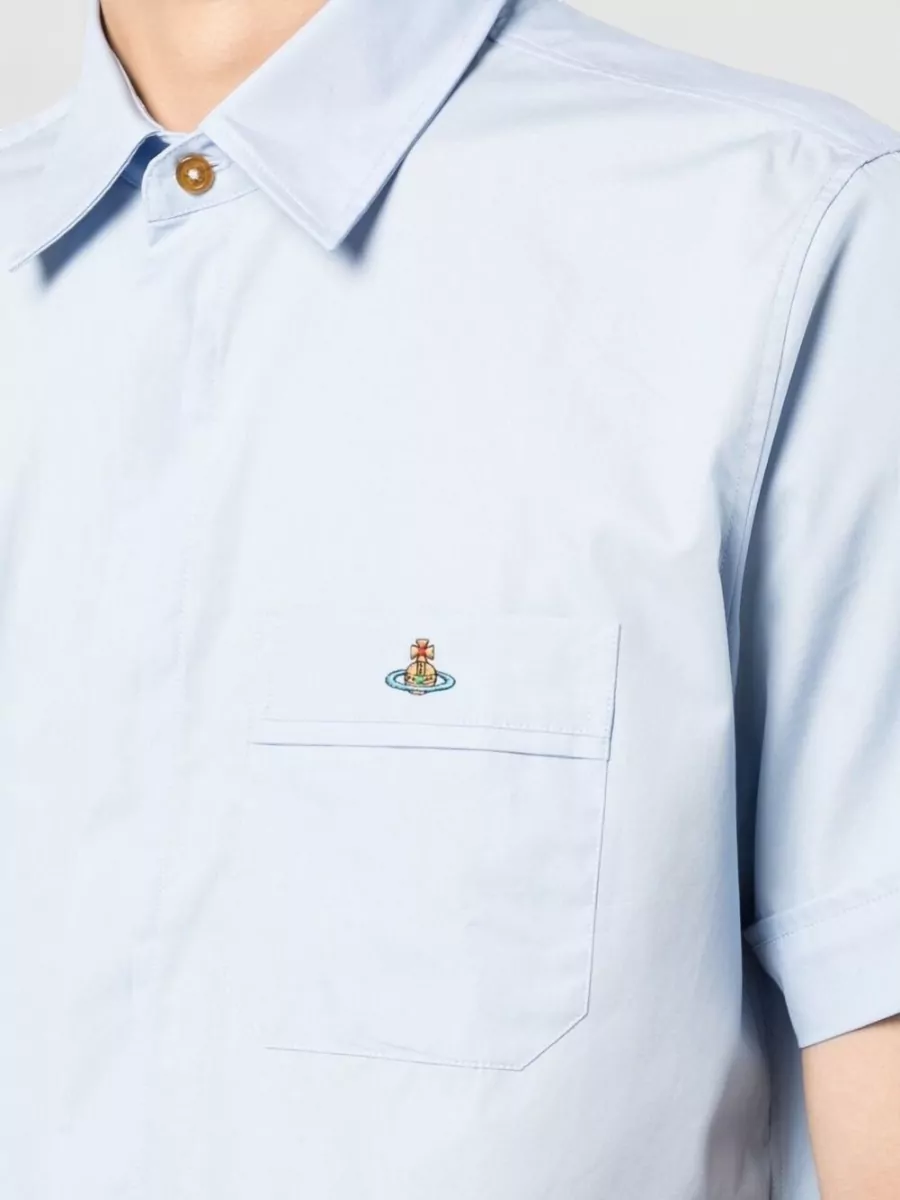 Vivienne Westwood Short Sleeve Shirt Button Down Collar Pocket