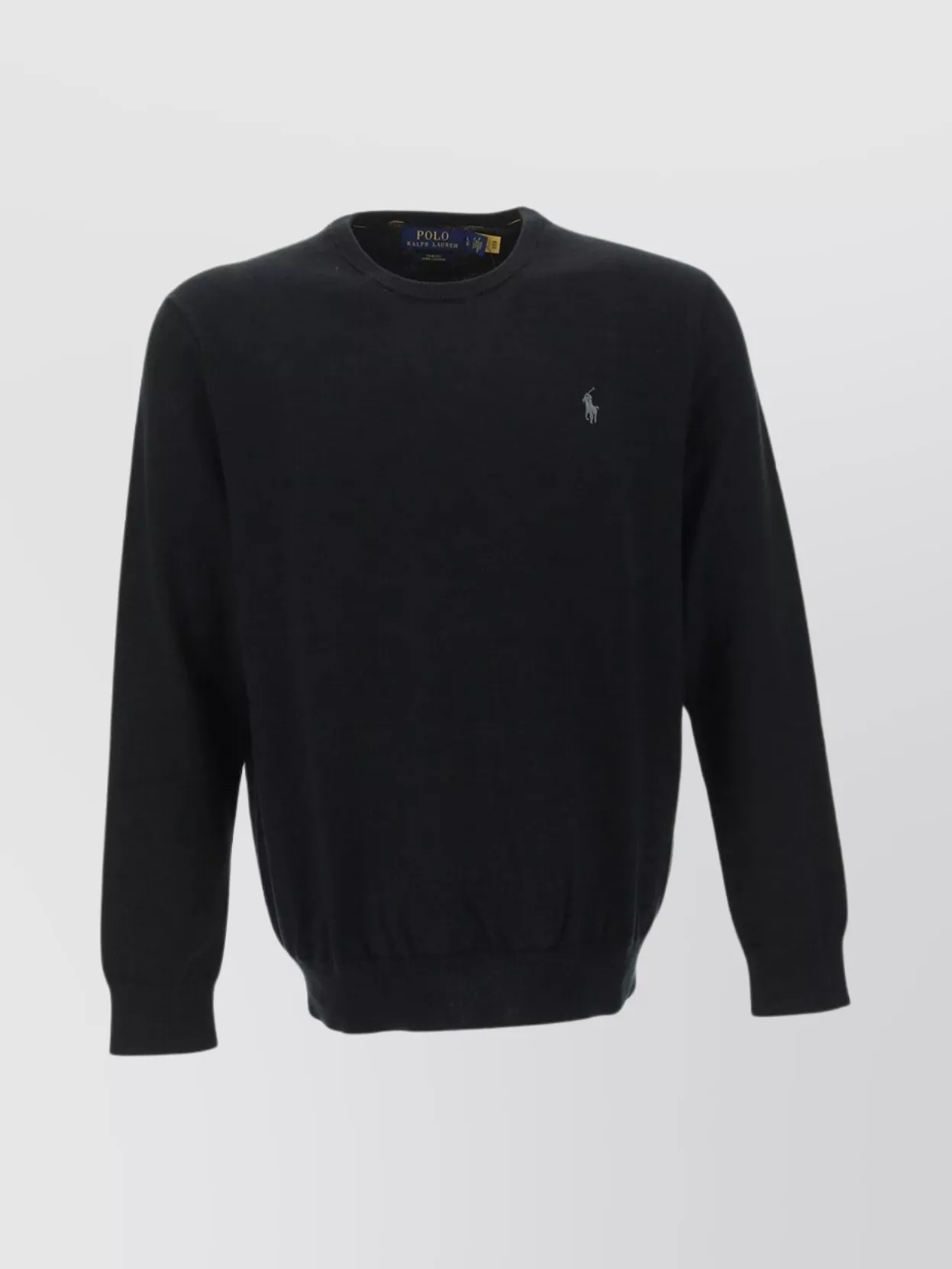 Shop Polo Ralph Lauren Crew Neck Ribbed Long Sleeve Sweater