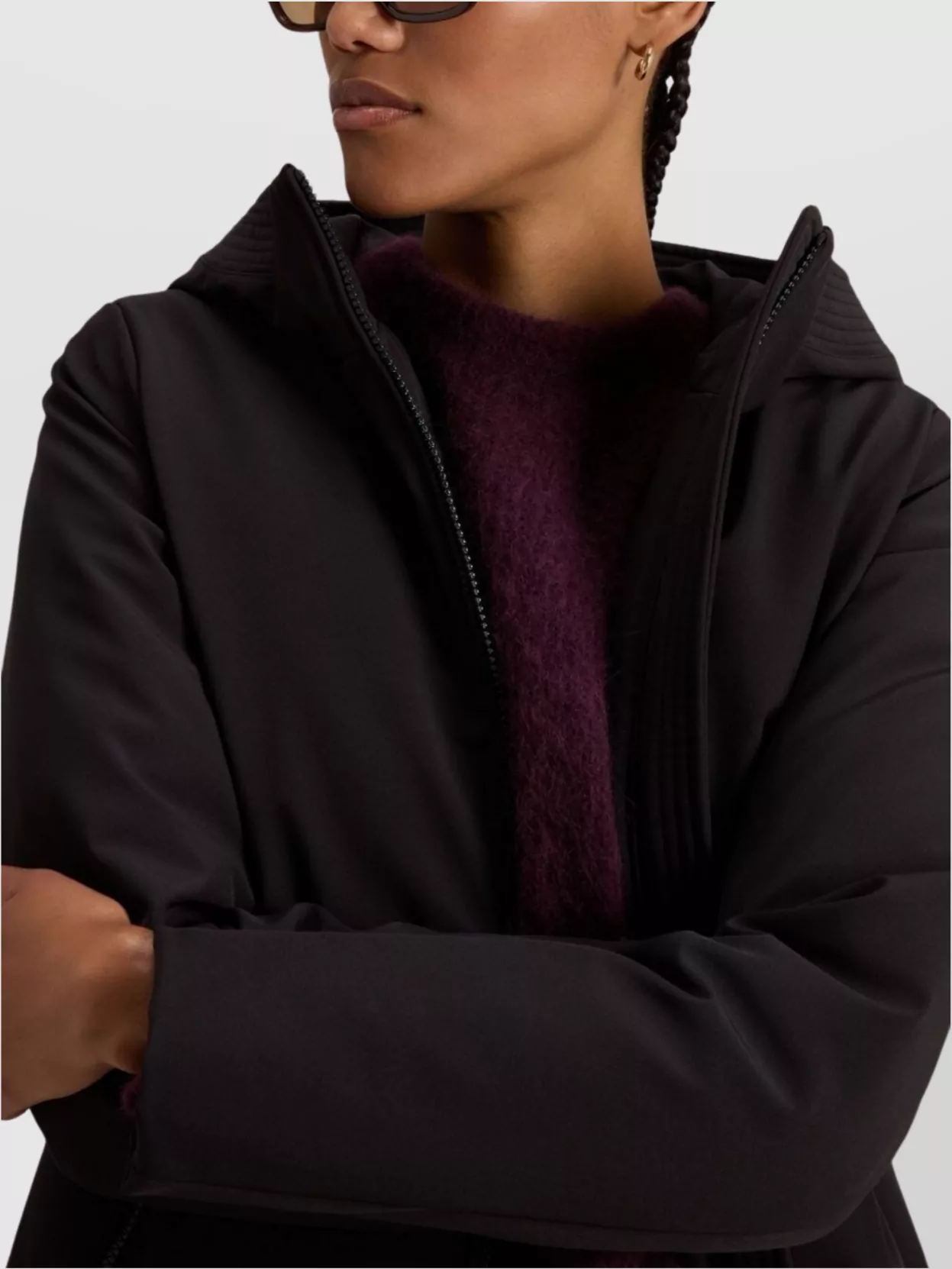 Woolrich Hooded Long Sleeve Parka With Side Pockets